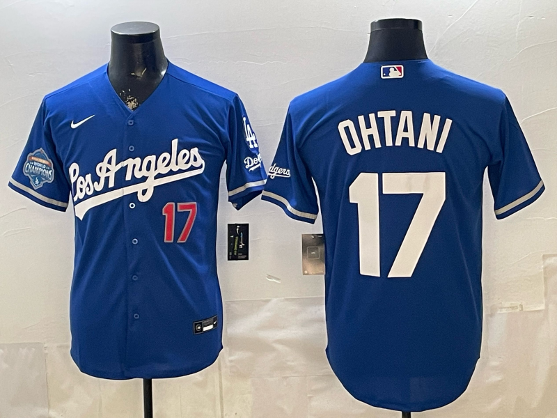 Men Los Angeles Dodgers #17 Ohtani blue Game 2026 Nike MLB Jersey 4014003